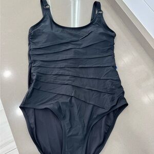 DKNY Black One-Piece Swimsuit
